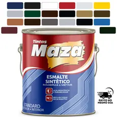 Tinta Portao Esmalte Sintetico Brilhante Cores 3,6 L Maza Todas as Cores Disponiveis