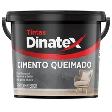 Revestimento Cimento Queimado Dinatex – 4KG  Decorativo Moderno para Interior e Exterior