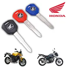 5 x Chaves virgem Honda, lâmina prata