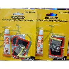 Kit 8 Peças Reparo Pneus Remendo