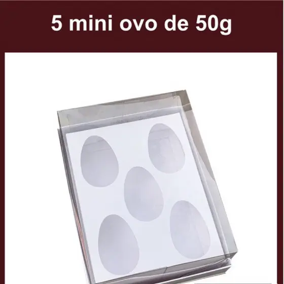 10 und Caixa para ovo de colher com ajuste 150g a 500g pascoa embalagem branca 21x16x10cm
