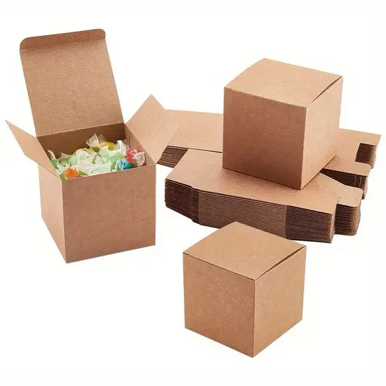 20 caixinhas tamanho pequna 8x8x8cm para presente montagem facil