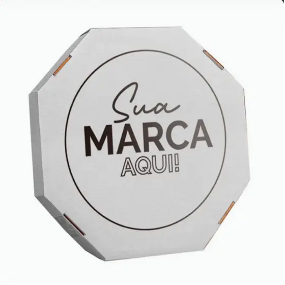 50 CAIXAS PARA 100 DOCE, SALGADOS E PIZZA PERSONALIZADA COM SUA LOGO  REFORCADA