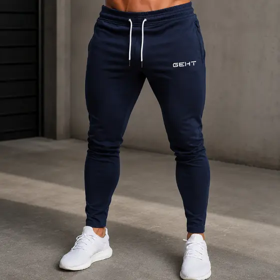 Calça Academia Jogger Moletom Masculino Treino  Geth Várias Cores