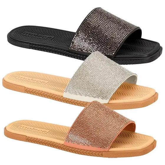 CHINELO FEMININO RASTERINHA SLID STRASS MOLECA 5494.106