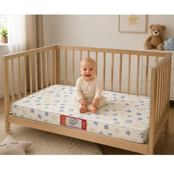 Colchão Baby para Berço D18 Impermeável 130x70x7cm Conforto e Segurança - Ofertamo