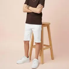 Bermuda Jeans blogueirinho Infantil rasgada Juvenil Menino da moda Masculino de verão  2 ao 16