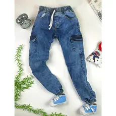 Calça Cargo Jogger infantil da moda masculina