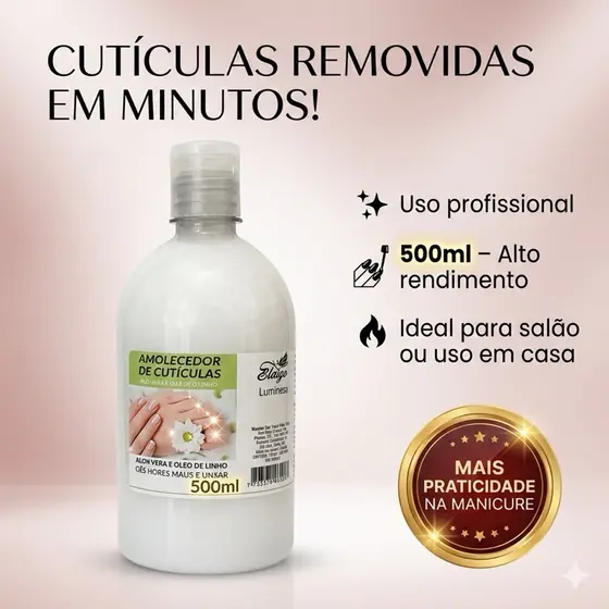 Amolecedor De Cutículas Aloe Vera Biotype 500ml