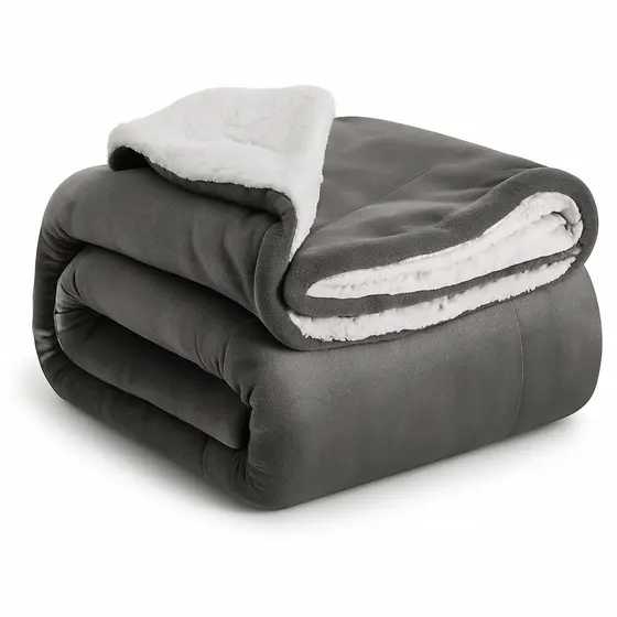 Coberdrom Sherpa Casal Queen Edredom e Cobertor Grosso Inverno 2,40x2,20m