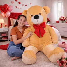 Urso Gigante Pelúcia Grande Teddy 50cm, 90cm e 1,10m Macio Presente Especial Data Comemorativa