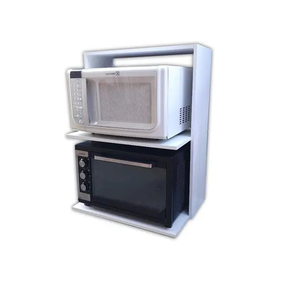 Suporte Microondas E Forno Grande Madeira Mdf Cozinha 60l