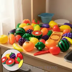 Frutas E Legumes Cortar De Brinquedo Alimentos De Brinquedo Cozinha Infantil Frutas Crec Crec