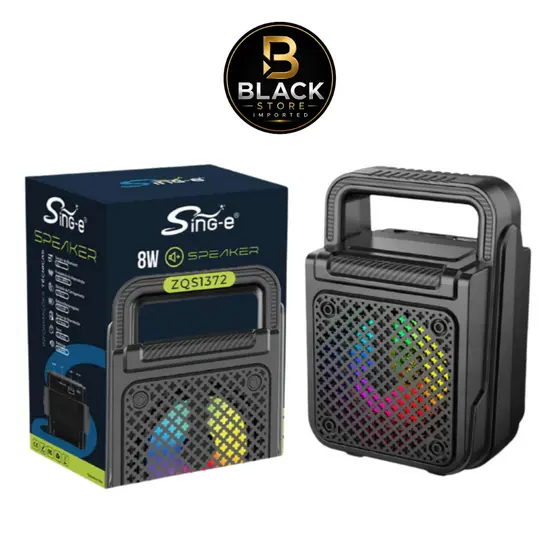 Caixinha De Som Portátil Bluetooth RGB Potente Pequena