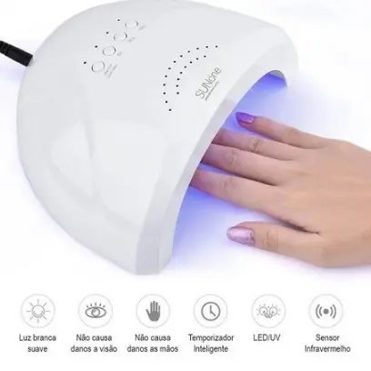 unha cabine sun one forninho unha encapsulamento manicure acrigel molde F1 estufa profissional unha