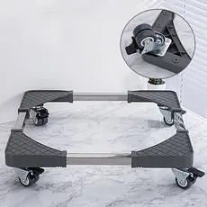 Suporte De Geladeira  Maquina De Lavar E Fogão Inox Com Rodinhas