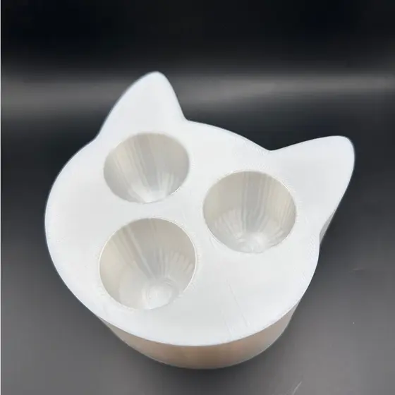 Suporte kit panótico e corantes 3 furos - FORMATO DE GATO - LABORATORIO - VETERINARIA