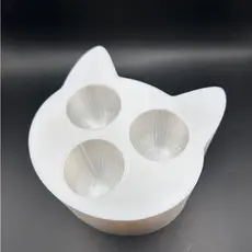 Suporte kit panótico e corantes 3 furos - FORMATO DE GATO - LABORATORIO - VETERINARIA