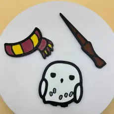 Ímãs Harry Potter! KIT 3 IMÃS ESTILO HARRY POTTER - VARINHA + CACHECOL + EDWIGES