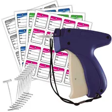 Kit Aplicador Tag + 1000 Etiqueta + 1.000 Pins Para Roupa