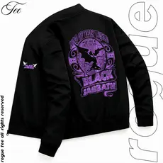 Jaqueta Esportiva Masculina Bomber Black Sabbath He's Your Confessor Now Rock Band Gym