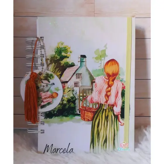 Agenda 2027 Personalizada com NOME / Camponesa, clean, vários modelos disponiveis/ ENVIO RÁPIDO