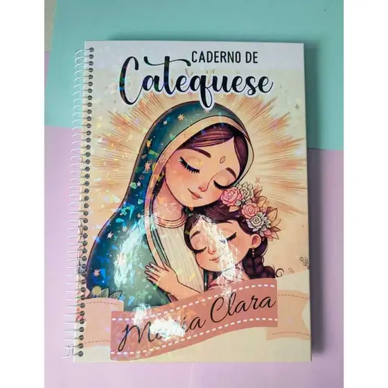 Caderno Universitário Personalizado Catequese/ Capa dura / 100 folhas