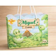 10 Sacolas dino baby/ dinossauro, dino baby Pegue e Monte