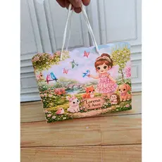 Sacola Personalizada Jardim Encantado 20x15x/7