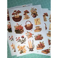 Adesivos personalizados / caderno de receitas/ frutas/ comidas/ vintage/ fofos/ journal/ biblia/ jesus