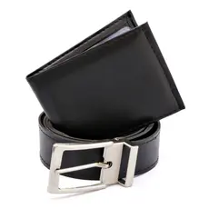 Kit 5 Carteiras Masculina + 5 Cintos social top