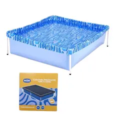 Kit Piscina Infantil Mor Estrutural 400 Litros + Capa de Proteçao Mor