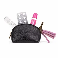 Mini Necessaire Porta Moedas e Objetos em Couro Artlux 3070