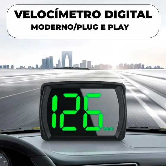 VELOC脥METRO DIGITAL gps hud, KMH