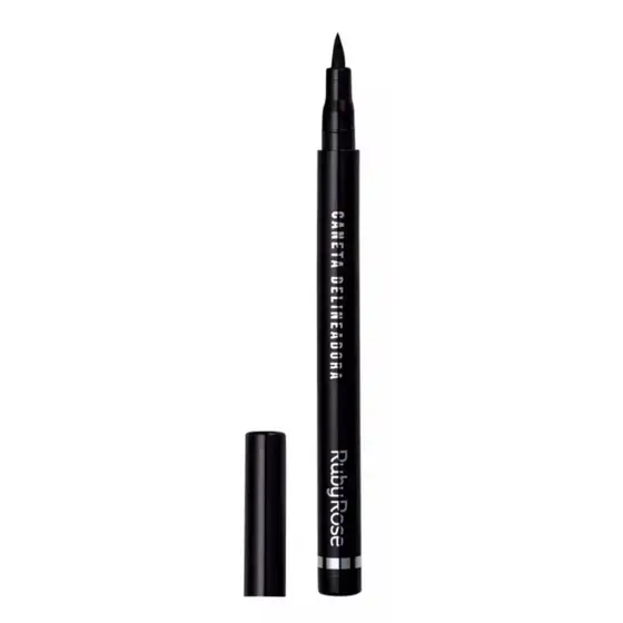 Caneta Delineadora Ruby Rose Preto Delineador Á Prova D'água HB090