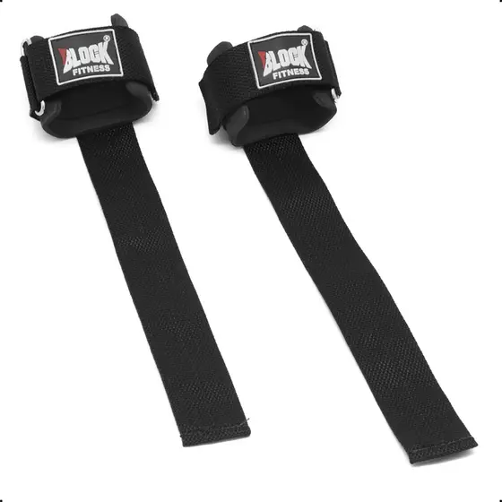 Tala Strap Msculação Fita Grip Munhequeira Strap Profissional Academia Unissex