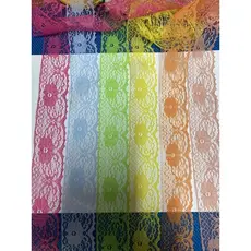 Fita de Renda Rigida para Artesanato 3,8cm largura Rendinha