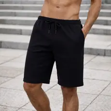 Bermudas Moletom Masculinas Esportiva Casual Heyju