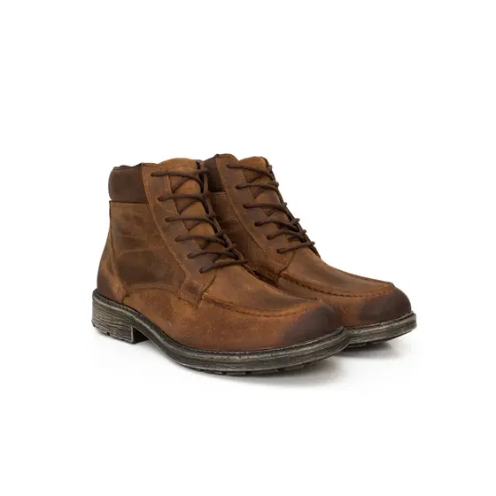 Bota Botina Coturno Masculino Couro Nobre Ranclafe Urban Shoes