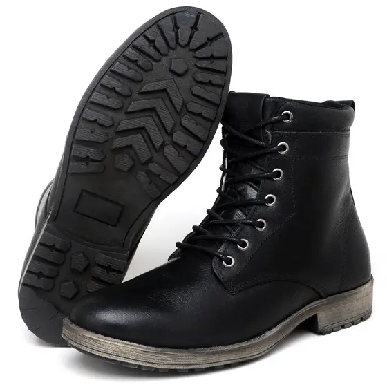 BOTINA BOTA CLÁSSICA COTURNO MASCULINO COURO LACTEGO