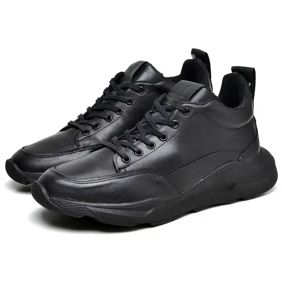 Tênis Sneakers Masculino Cano Médio Em Couro Confortável Ranclafe Colorido