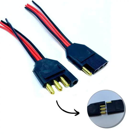 Plug Tomada Conector automotivo 4 vias caixa som tampao