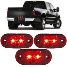 Kit Lanterna 3 Marias Sinalização Placa Camionete Pick Up