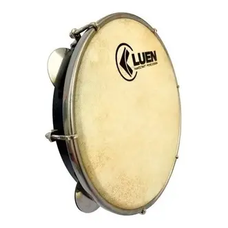 Pandeiro Luen 10" Pele Cabra Inox ABS - 40067