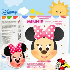 Livro De Banho Disney Baby Minnie | Sensorial Com Esponja Macia | Leitura Infantil Para Bebês