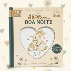 Livro do Bebê Para Hora de Dormir - Abraços de Boa Noite Amor de Bebê | Capa Dura Presente Premium