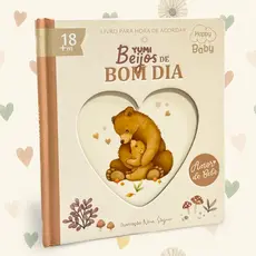 Livro Do Bebê Para Hora De Acordar - Beijos de Bom dia Amor De Bebê | Capa Dura Presente Premium