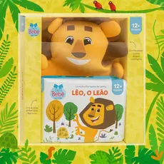 Livrinho Fantoche De Banho Selva Leão | Livro Infantil Educativo Sensorial Para Bebês