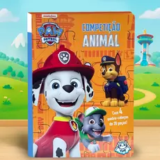 Quebra Cabeça Infantil Patrulha Canina 20 Peças Livro Brinquedo Educativo Criança Presente