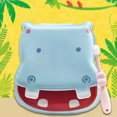 Presente Bebê Kit Livro Educativo Sensorial + Escova Dental Infantil Primeira Infância Rosa